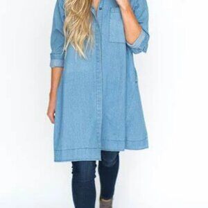 NWT Vintage Shirt Dress Vintage Wash